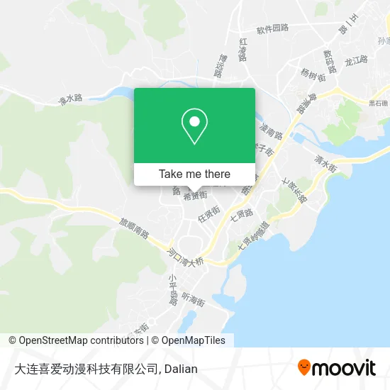 大连喜爱动漫科技有限公司 map