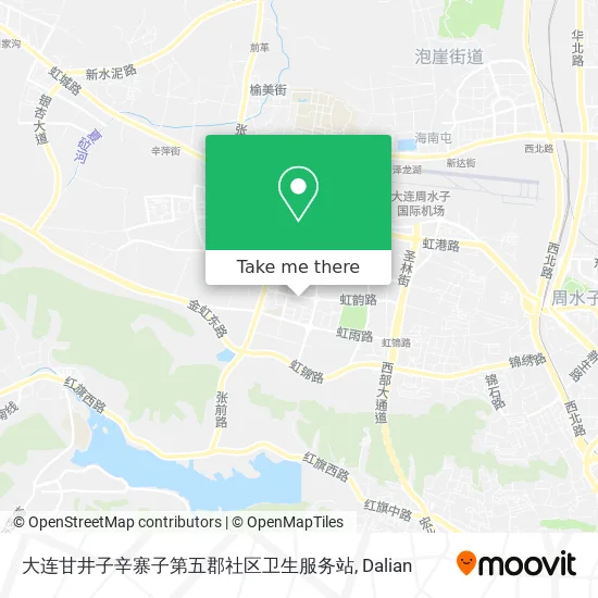 大连甘井子辛寨子第五郡社区卫生服务站 map