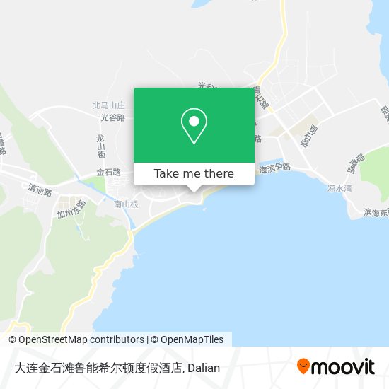 大连金石滩鲁能希尔顿度假酒店 map