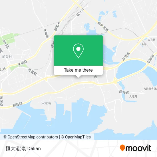 恒大港湾 map