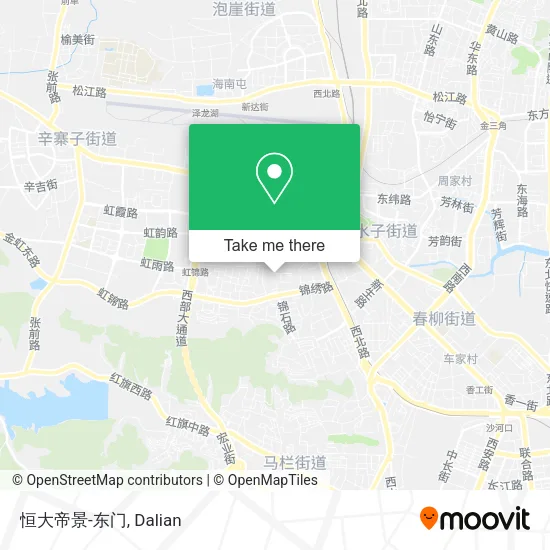 恒大帝景-东门 map