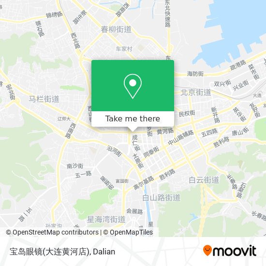 宝岛眼镜(大连黄河店) map