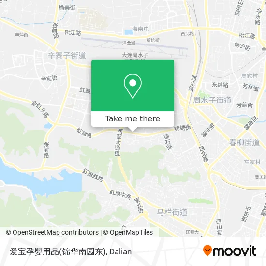 爱宝孕婴用品(锦华南园东) map