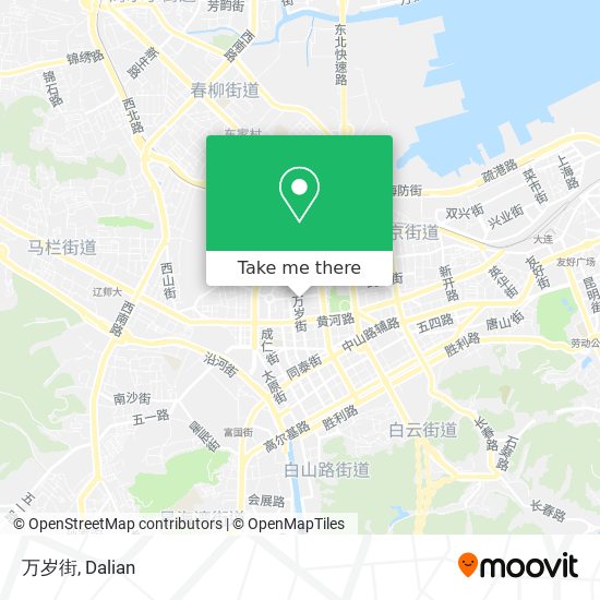 万岁街 map