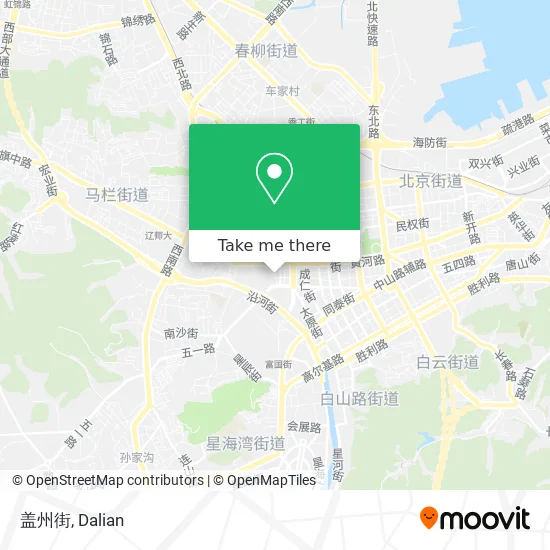 盖州街 map