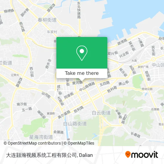大连颢瀚视频系统工程有限公司 map