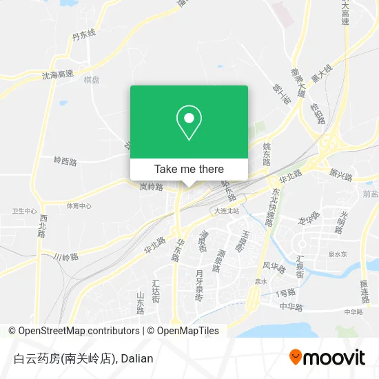 白云药房(南关岭店) map