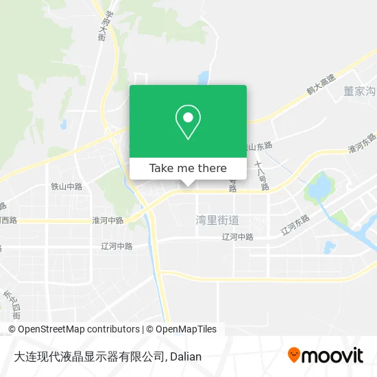 大连现代液晶显示器有限公司 map