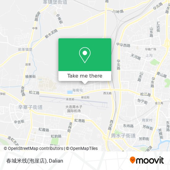 春城米线(泡崖店) map