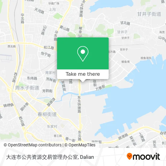 大连市公共资源交易管理办公室 map