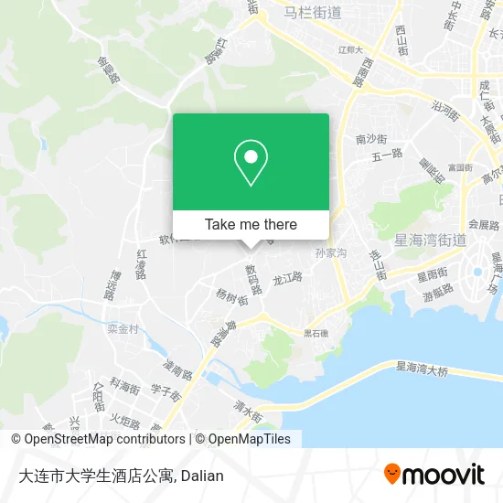 大连市大学生酒店公寓 map