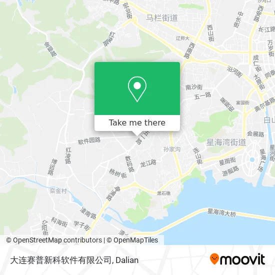 大连赛普新科软件有限公司 map