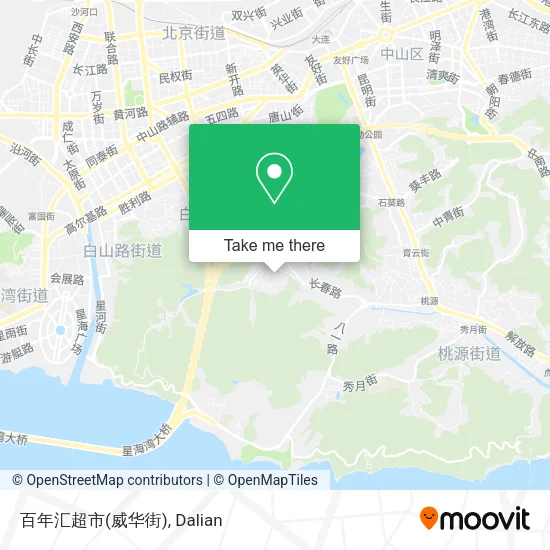 百年汇超市(威华街) map