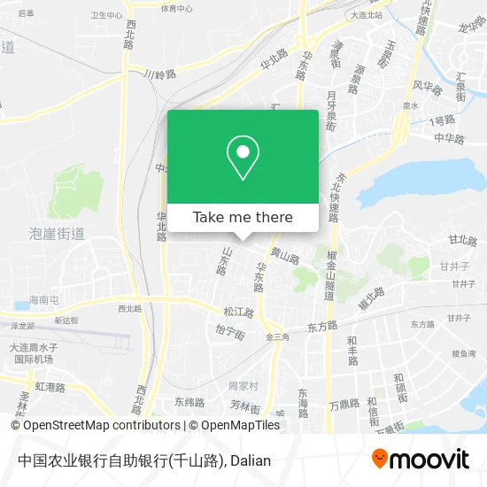 中国农业银行自助银行(千山路) map