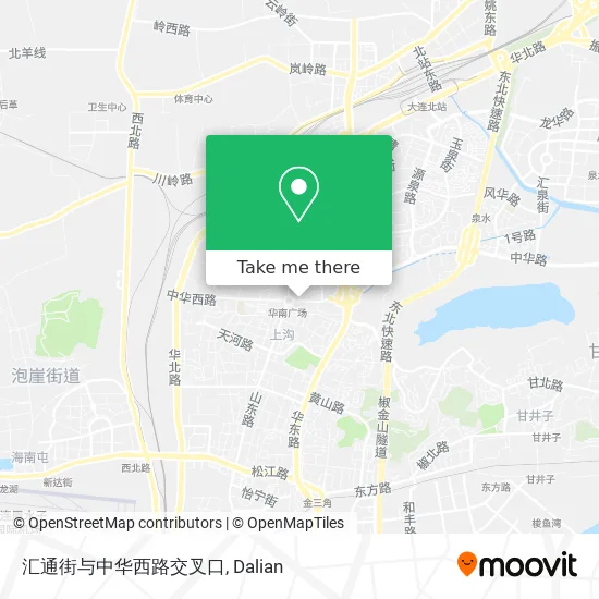 汇通街与中华西路交叉口 map