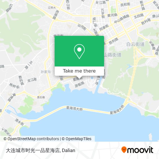 大连城市时光一品星海店 map