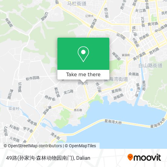 49路(孙家沟-森林动物园南门) map