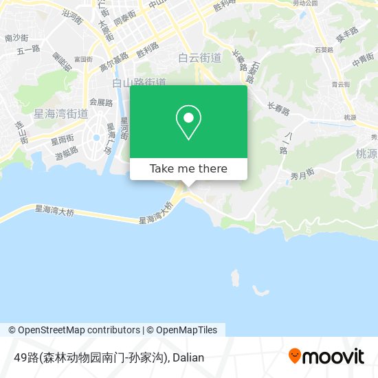 49路(森林动物园南门-孙家沟) map
