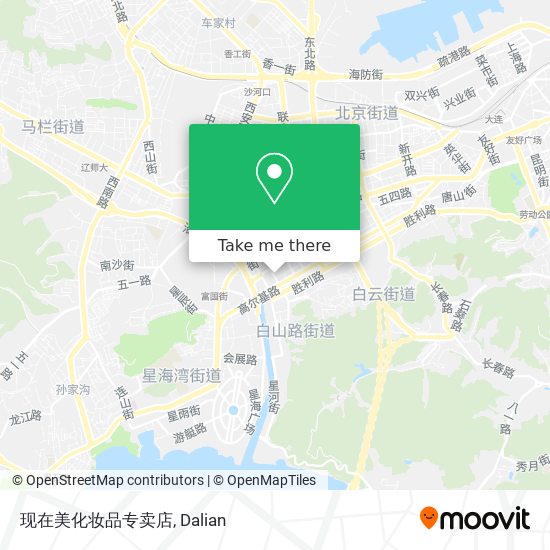 现在美化妆品专卖店 map