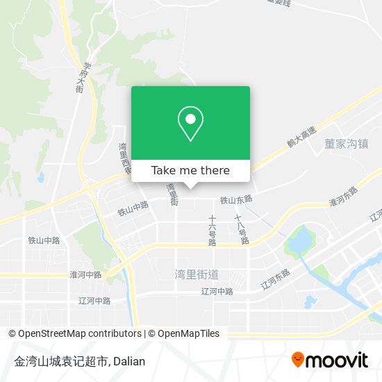 金湾山城袁记超市 map