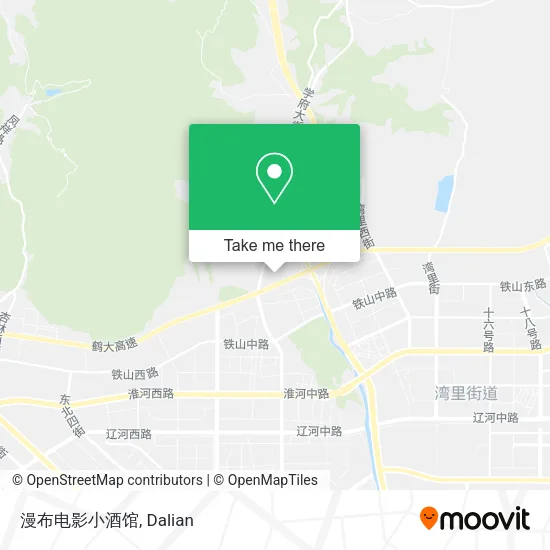 漫布电影小酒馆 map