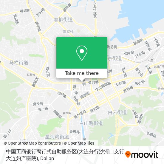 中国工商银行离行式自助服务区(大连分行沙河口支行大连妇产医院) map