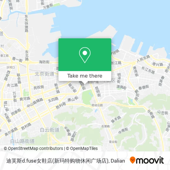 迪芙斯d.fuse女鞋店(新玛特购物休闲广场店) map