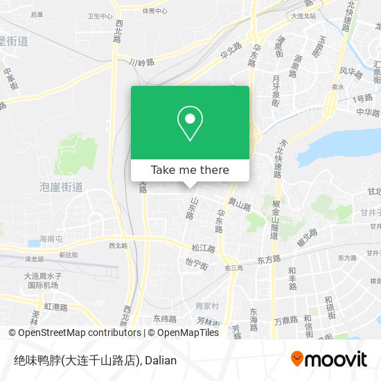 绝味鸭脖(大连千山路店) map
