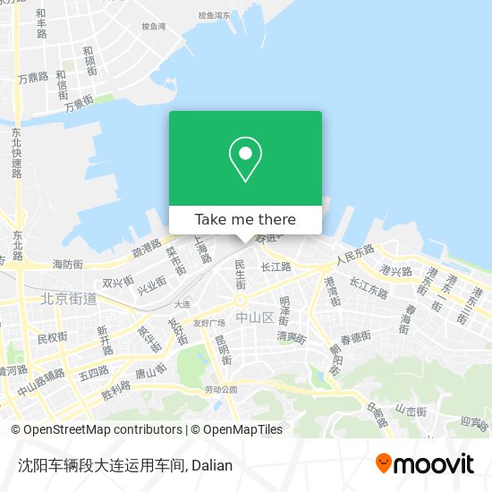 沈阳车辆段大连运用车间 map