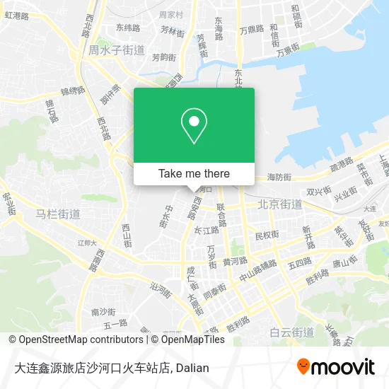 大连鑫源旅店沙河口火车站店 map