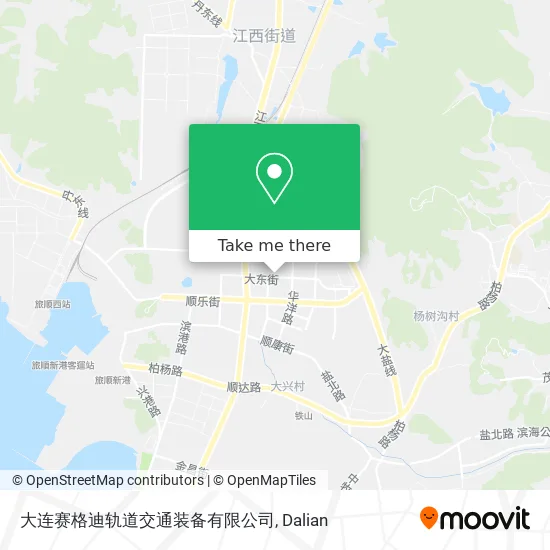 大连赛格迪轨道交通装备有限公司 map