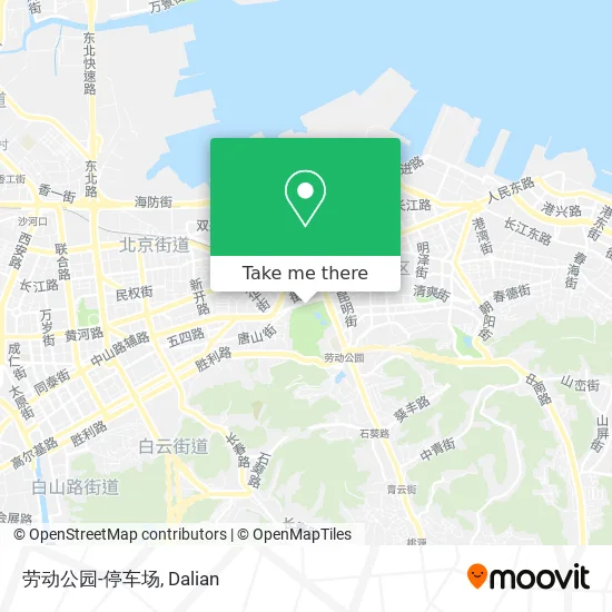 劳动公园-停车场 map