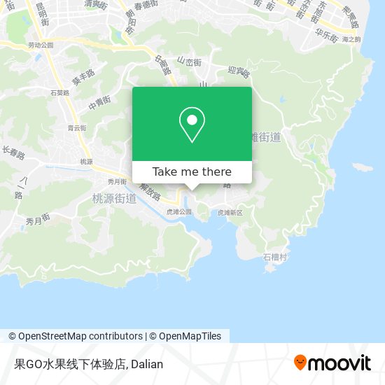 果GO水果线下体验店 map