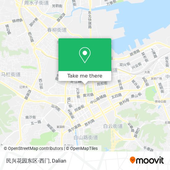 民兴花园东区-西门 map