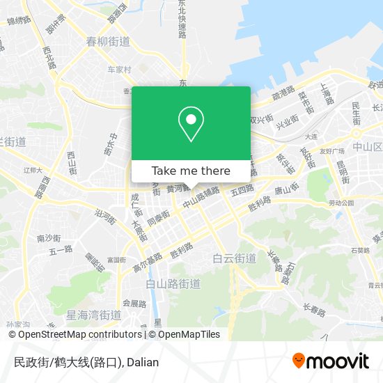 民政街/鹤大线(路口) map
