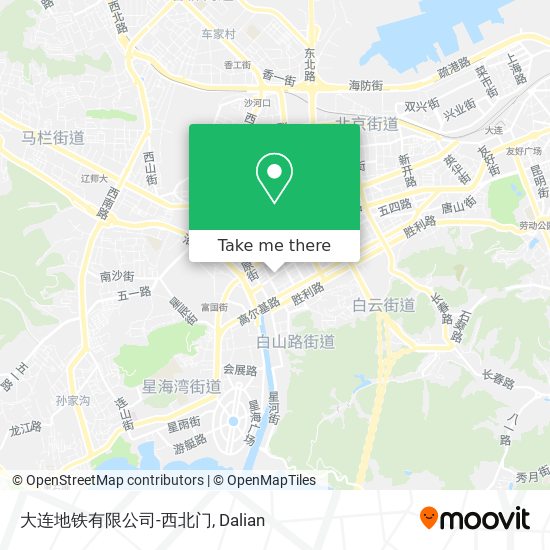 大连地铁有限公司-西北门 map