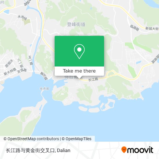 长江路与黄金街交叉口 map