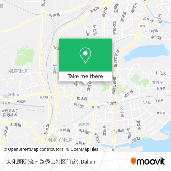 大化医院(金南路秀山社区门诊) map