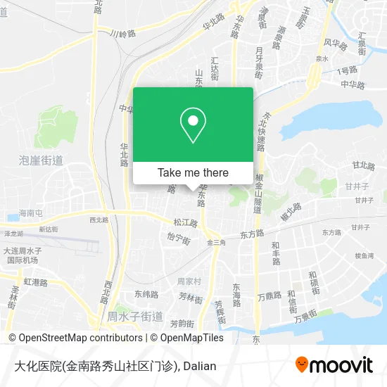 大化医院(金南路秀山社区门诊) map