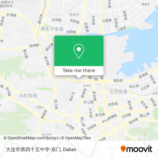 大连市第四十五中学-东门 map