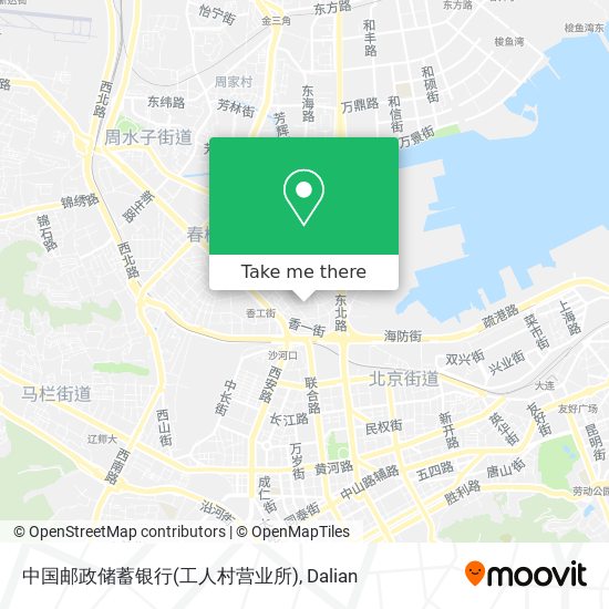 中国邮政储蓄银行(工人村营业所) map
