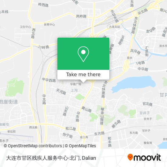 大连市甘区残疾人服务中心-北门 map