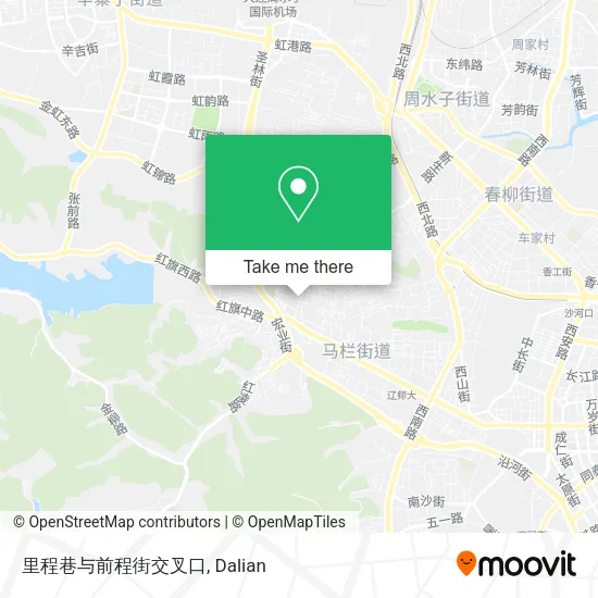 里程巷与前程街交叉口 map