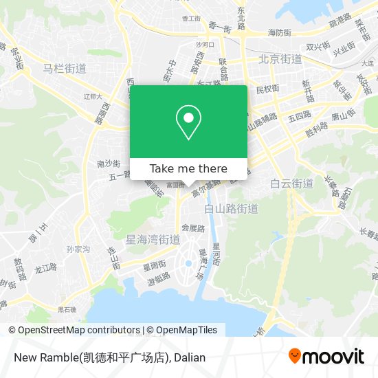 New Ramble(凯德和平广场店) map