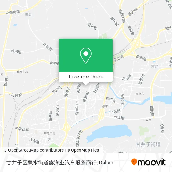 甘井子区泉水街道鑫海业汽车服务商行 map