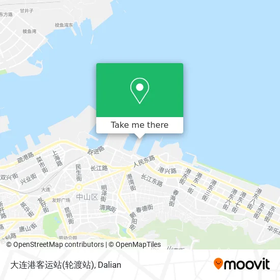 大连港客运站(轮渡站) map