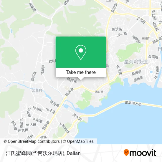 汪氏蜜蜂园(华南沃尔玛店) map