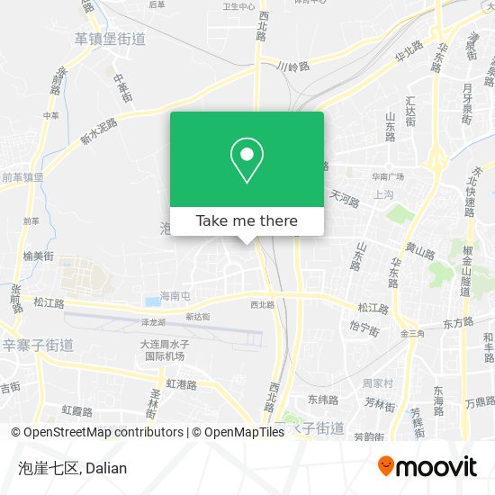 泡崖七区 map