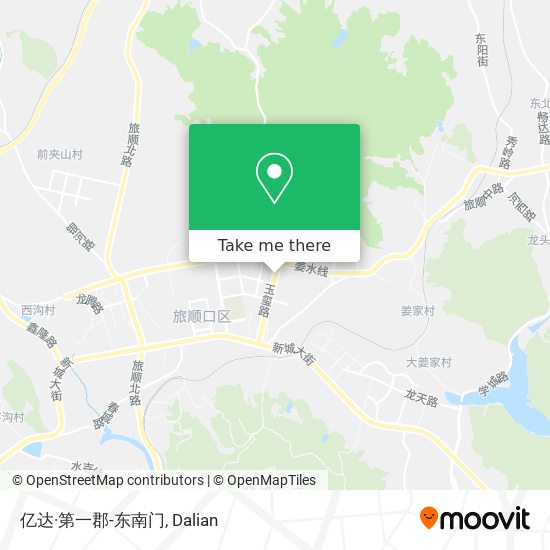 亿达·第一郡-东南门 map