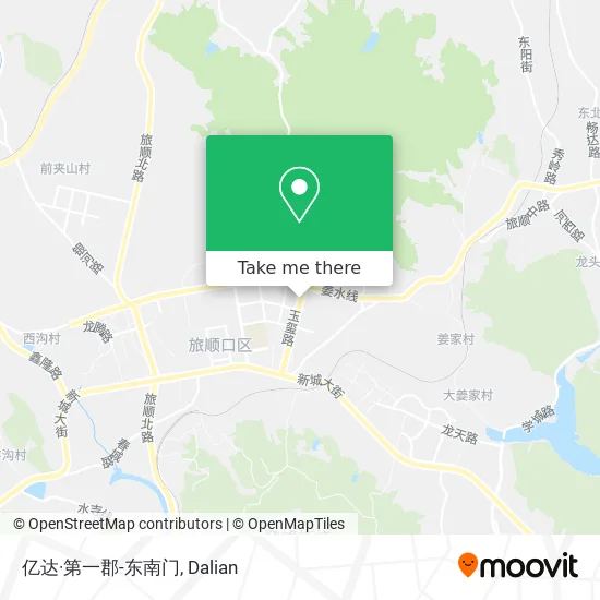 亿达·第一郡-东南门 map